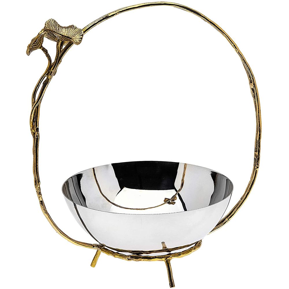 Godinger Decorative Bowl Centerpiece Fruit Food Bowl Serveware