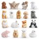 thumbnail image 3 of Juego de figuras de animales realistas de PVC, 17 piezas, juguete infantil en miniatura, 3 of 3