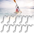 thumbnail image 4 of Kayak Deck Loops,Boat Top Pad Eye,Kayak Deck Loops Stainless Steel Boat Top Pad Eye Canoe Rigging Loop Boat Accessory, 4 of 8