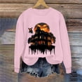 thumbnail image 5 of Halloween Printed Sweatshirts for Women Plus Size Round Neck Long Sleeve Basic, 5 of 6