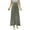 Army Green, variant on MIXUE Skirts For Women Summer Solid Color Elastic Waist Loose Maxi Skirt Activewear,Yellow,L