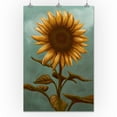 thumbnail image 2 of Sunflower, Oil Painting (24x36 Giclee Gallery Art Print, Vivid Textured Wall Decor), 2 of 3