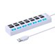 thumbnail image 2 of Pisexur Electrónica para Hombres - Multiconcentrador USB 2.0 de 4 puertos de alta velocidad con divisor de expansión y conmutación independiente con indicador de funcionamiento para PC de escritorio,, 2 of 2