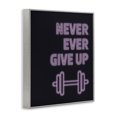 thumbnail image 3 of Stupell Industries Contemporary Never Ever Give Up Gray Framed Giclee Art, 11 x 14, by Victoria Barnes, 3 of 8