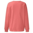 thumbnail image 5 of Sweat à Capuche pour Femmes Manches Longues Col Rond T-Shirt Imprimé Blouse Mode Urbaine pour Usage Quotidien Maison Extérieur Entraînement, 5 of 5