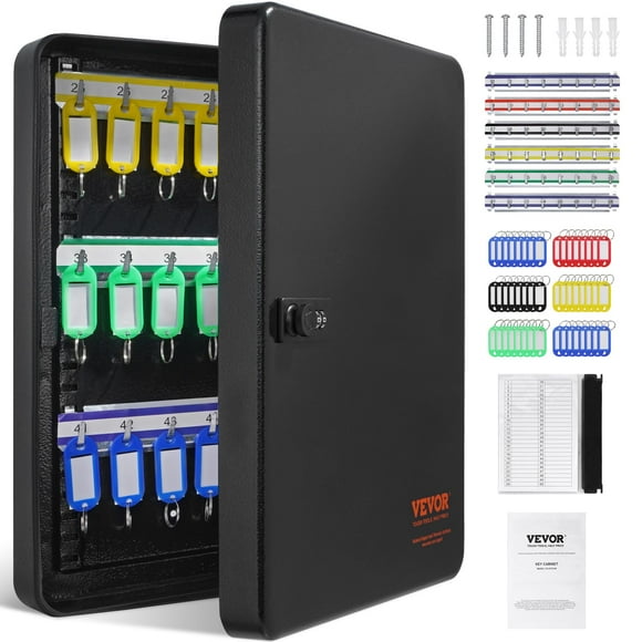 Caja fuerte VEVOR con cerradura de combinación digital de acero negro
