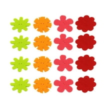 Masteelf 140PCS Colorful Nonwoven Fabric Flower Embellishments for DIY Crafts Clothes Sewing Handcraft