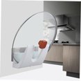 thumbnail image 3 of DEEPCRAFF Pot Cover Holder Rack Wall Mounted ABS Storage Kitchen Items 1Set, 3 of 8