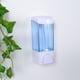 thumbnail image 4 of 1 unidad de 300 ml dispensador de jabón montado en la pared soporte de jabón líquido caja de jabón colgante contenedor vacío recargable para hotel en casa (azul), 4 of 7