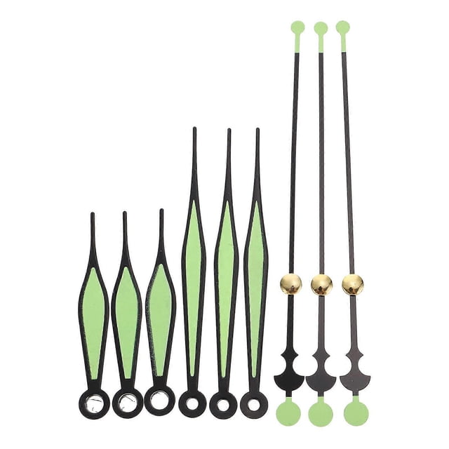 10 Sets Clock Pointer Accessories Replacements Wall Clock DIY Repairing Parts