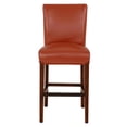 thumbnail image 2 of Milton Bonded Leather Counter Stool With Kickplate, Multiple Colors, 2 of 8
