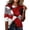 Multicolor, variant on Abstract Geometric Print Top for Women, Crew Neck Half Sleeve Loose Fit Tunic Blouse - Lightweight Casual Summer Tee Shirt Black L