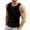Black, variant on Workout Tank Tops Men Lightweight Breathable Slim Fit Stretchy Crewneck Muscle Sleeveless Shirt Athletic Gym Tanks