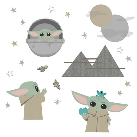 UPC: 0084122013827 | Lambs & Ivy Star Wars The Mandalorian The Child/Baby Yoda Wall Decals