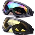 thumbnail image 1 of Ski Goggles Goggles Snowboard Goggles, Snowmobile Motorcycle Goggles Ski Goggles Protection Goggles Anti-dust Lens, UV Protection, Motorcycle Goggles for Kids,Boys and Girls,Men 2pcs, 1 of 5