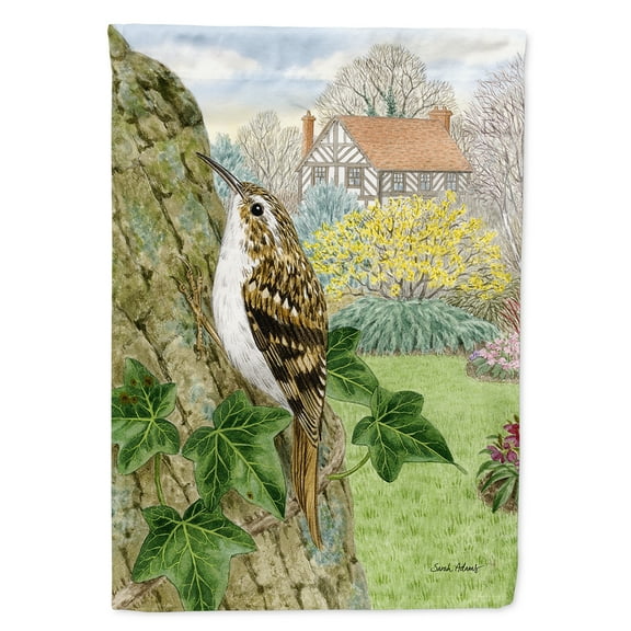 Carolines Treasures ASA2099CHF Treecreeper Flag Canvas House Size  Large multicolor