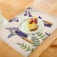 thumbnail image 4 of Tapete para mesa de té, tapete aislante para vajilla con estampado de pájaros y flores, calidad en la que puede confiar, 4 of 8