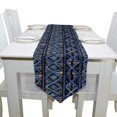 thumbnail image 4 of EREHome Watercolor Geometric Table Runner 13x70 Inch, Chevron Stripe Table Cloth Runner for Kitchen Wedding Party Decoration, 4 of 5
