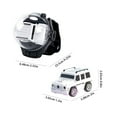 thumbnail image 2 of Meggemo Mini RC Watch Car (2.4GHz) - USB-Rechargeable Wrist Racing Toy, Interactive Design for On-the-Go Play & Holidays, 2 of 4