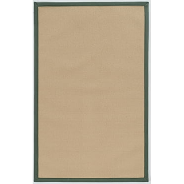 Linon Trio Mum Hand Tufted Polyester 8'x10' Rug in Black