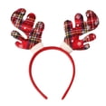 thumbnail image 1 of Clearance Sales! Kcavykas Hot Christmas Headband Santa Party Decor Double Hair Clasp Hoop, 1 of 1
