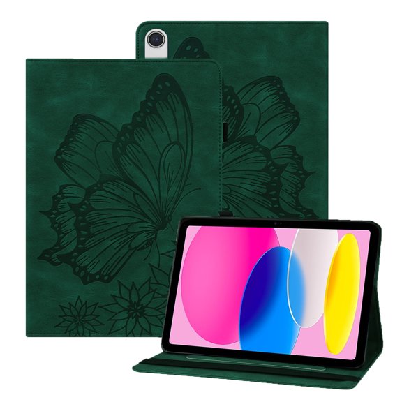 Allytechgroup Tablet Case for iPad Air 11 – Slim Fit, Anti-Scratch, and Shockproof Case Cover, Compatible with Apple iPad Air 11 inch 2024, Featuring Auto Sleep and Multi Angle Viewing Stand, Green
