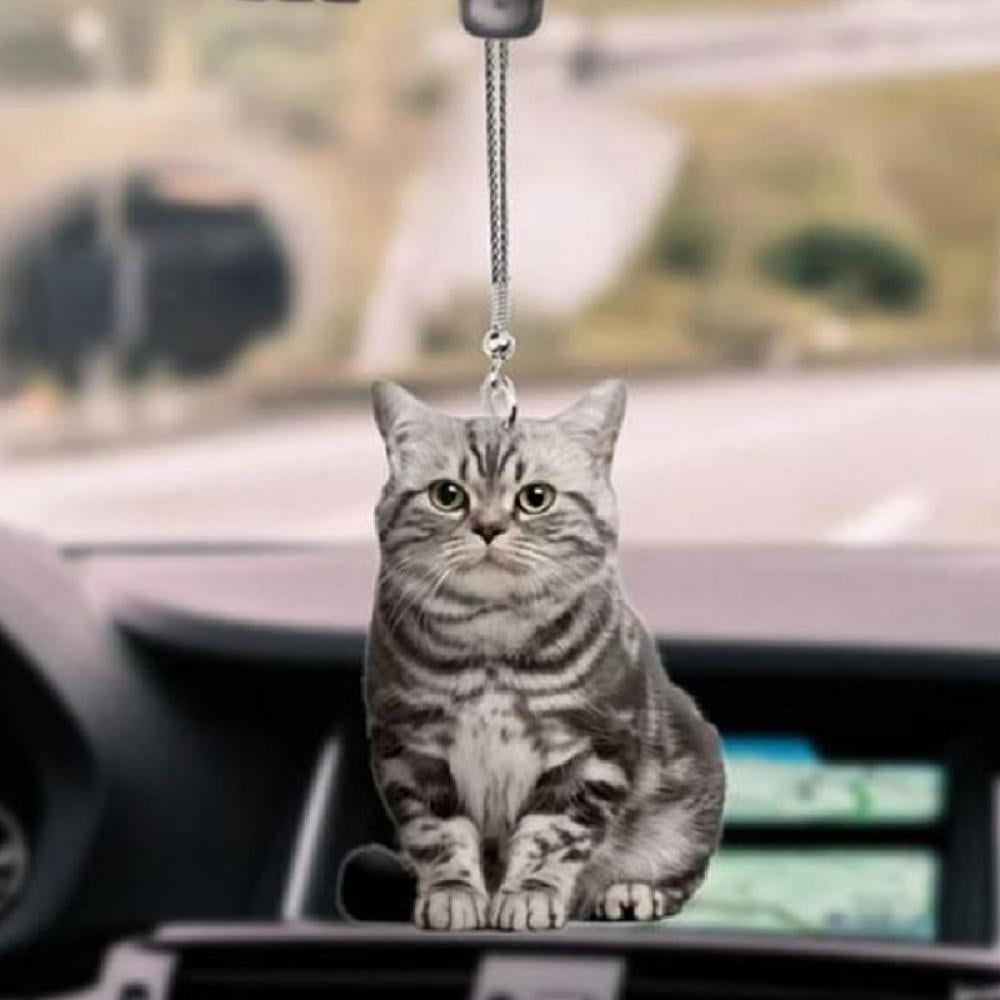 Details about   Cat Car Hanging Ornaments Creative Auto Pendant Interior Cute Pendant Decoration 