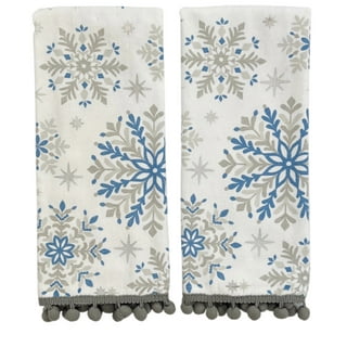 Set of 2 Blue and White Kitchen Towels – Madame de la Maison