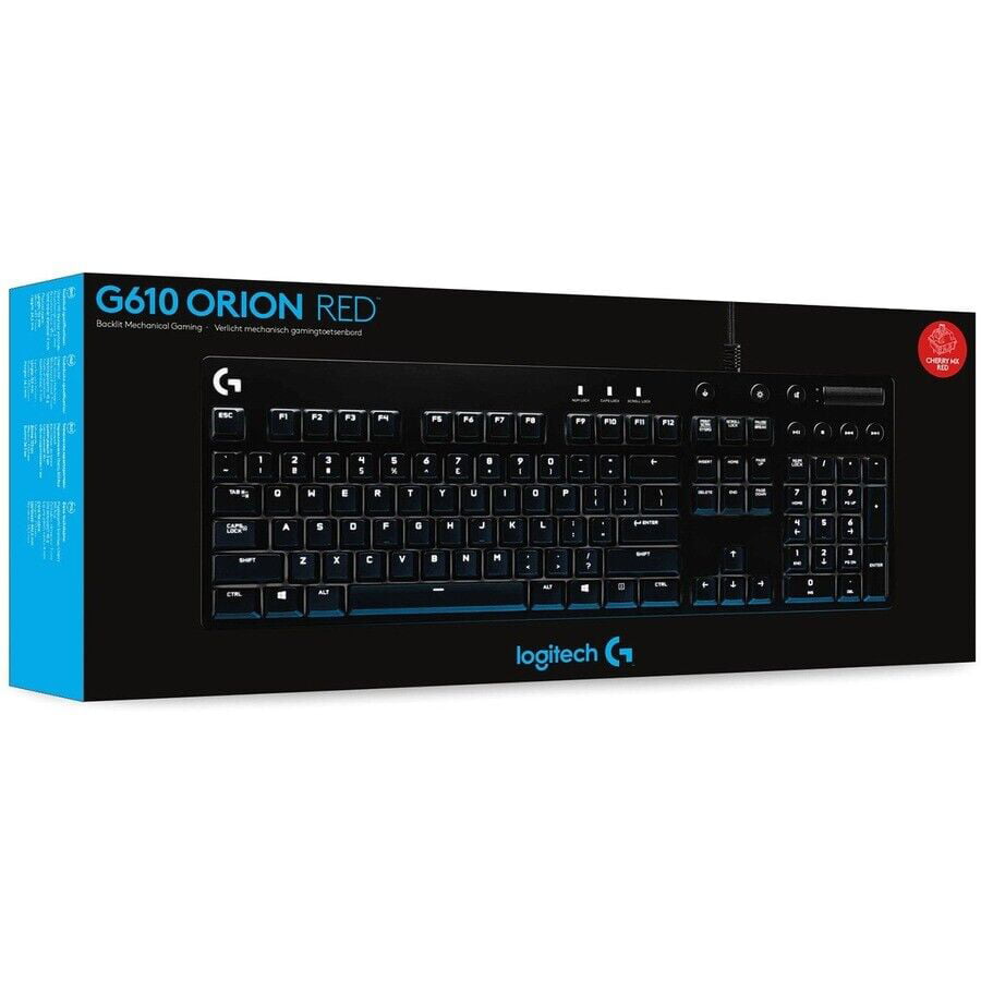 Logitech G610 Orion Red Mechanical Gaming Keyboard USB Walmart.com