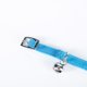 thumbnail image 3 of Collar de gato Heart Bling con cinturón de seguridad y campana ajustable de 8 a 10 pulgadas para gatos gatitos (azul), 3 of 5