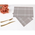 thumbnail image 6 of Unique Bargains Placemat Set of 6 for Dining Table Decor Washable Table Placemat Khaki, 6 of 7