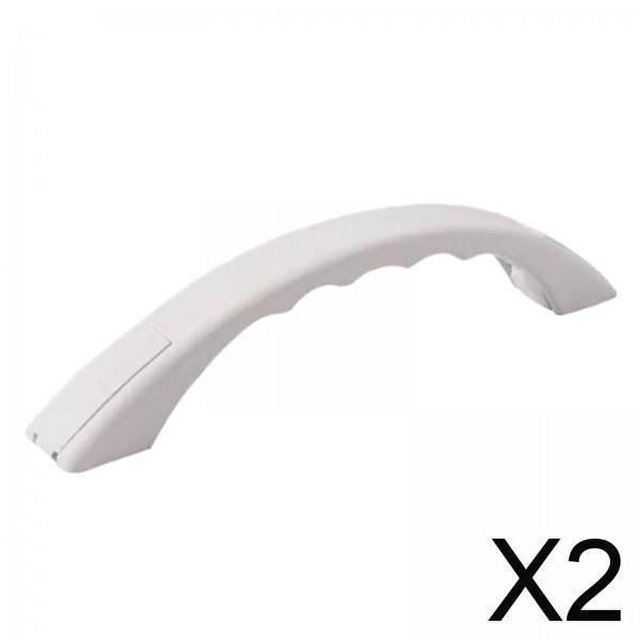 Barra De Asistencia Para Puerta De Entrada De RV, Accesorio Multifuncional Profesional, Curvada Blanca, 2x232mm