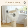 thumbnail image 4 of Pefilos 2 Tier Cat Tree with Scratching Board and Post for Indoor Cats, Alpaca Shape Cat Tower for Kittens, Gray, 4 of 7