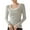 White, variant on Kaemgyyd Womens Long Sleeve Ribbed Shirts Casual Trendy Slim Stripe Tops Fall Winter Thermal Crew Neck Basic Layer Tee