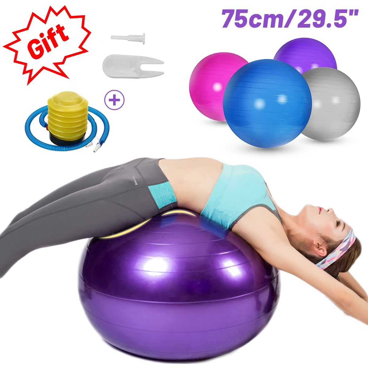 19+ Exercise Ball Pump Walmart Images Happy Fit Gym Ball