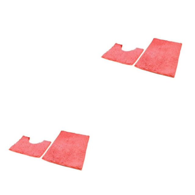 Bearachild Alfombra de chenilla inferior de poliéster TPR para baño sin hilos sueltos y buena sensación de paso Type8 NO8