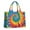 Rainbow Tie Dye, variant on Large Capacity Tote Bag,Rainbow Tie Dye Mandala Pattern Handbag Fashion Luxury Tote Bag,15.7"x13"x 5.1" Inches,Laptop Compatible