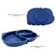 thumbnail image 4 of Vajilla para Bebé, Plato con Divisiones, Plato Hondo y Cubiertos, Plato para Bebé con Cubiertos Match & Enjoy  Vajilla plato hipopótamo, plato hondo cochinito y cubiertos acero inoxidable azul, 4 of 8