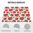thumbnail image 3 of Yiaed Hand Drawn Tomatoes Print Highly Absorbent Microfiber Kitchen Counter Mat, Dish Drying Pad for Dishes, Utensils, Pots and Pans, Large 18" x 24", 3 of 7