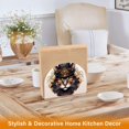 thumbnail image 5 of Cat Head Hat Machine Lion Napkin Holder for Table Clear Napkin Stand Paper Holder Acrylic Organizer Dispenser Napkins for Dinner Kitchen Restaurant Room, 5 of 8