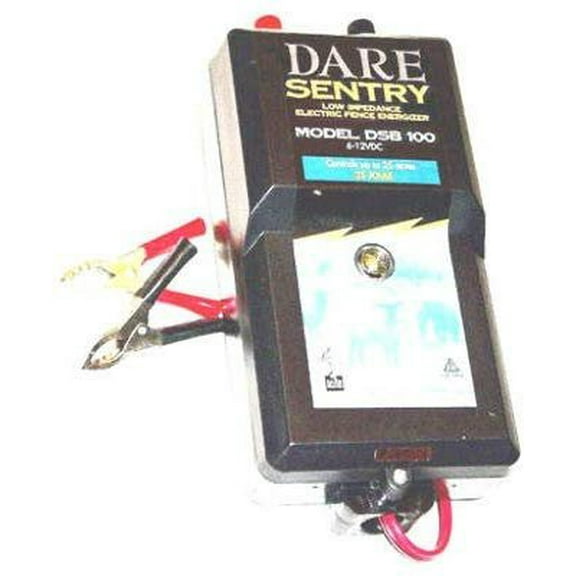 Dare Battery Fence Energizer Sentry Series - All-Weather, 6V Electric Fencing Energizer