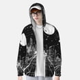 thumbnail image 2 of Fotbe Futuristic Moonlit Cityscape Chaqueta con Protección Solar UPF 50+ para Hombre y Mujer, Camisa con Capucha y Bolsillos-3X-Large, 2 of 7