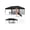 Black, variant on EastVita 10X20 Pop Up Canopy Tent Commercial Grade Dual Wall System Full Protection Steel Frame Full Accessories Kit for Market Stalls Backyard Events Camping Outdoors