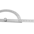 thumbnail image 2 of Stainless Steel 2-in-1 Angle & Ruler Measuring Tool with Locking Nut, 0-180° Protractor & 0-15cm Ruler, Clear Readings, 3 Sizes Available (80x120mm/120x150mm/150x200mm), Durable Multi-Functional, 2 of 6