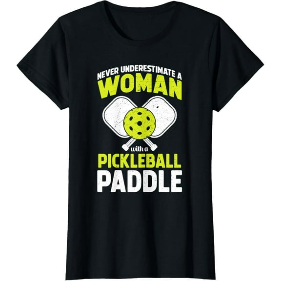 Pickleball Woman Funny Pickleball Player Gift T-Shirt