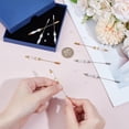 thumbnail image 3 of 8Pcs Pearl Hat Pin 2.9 Inch Platinum/Gold Lapel Pin for Shirt and Suit Vintage Tie Pin Stick Imitation Pearl Brooches Brooch Jewelry Hair Accessories, 3 of 5
