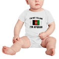 thumbnail image 2 of I'm Not Yelling, I'm Afghan Baby Romper Bodysuit (White, 18-24 Months), 2 of 5