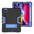 thumbnail image 3 of Golden Sheeps Compatible for iPad Pro 11" 2020/2018 Impact Hybrid Drop Proof Armor Defender Full-Body Protection Case Convertible Built in Stand (Black Blue), 3 of 6