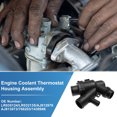 thumbnail image 2 of Conjunto de Carcasa de Termostato de Refrigerante del Motor de Plástico Unique Bargains para Jaguar F-Type 2014 Reemplazo No.LR035124/LR032135/AJ812976/AJ813073/766203/1430946 1 Pcs, 2 of 7