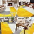 thumbnail image 5 of 6'x9' Area Rugs, Yellow Gray Indoor Outdoor Area Rug for Living Room Bedroom, Oil Painting Modern Abstract Geometric Washable Bathroom Rugs Kitchen Floor Carpet Mats Home Decor Aesthetic, 5 of 8